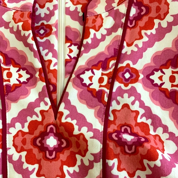 Kensie Dress MandarinbCollar Sleeveless Stretch Cotton Sheath A-line, Size 8 - Picture 5 of 12